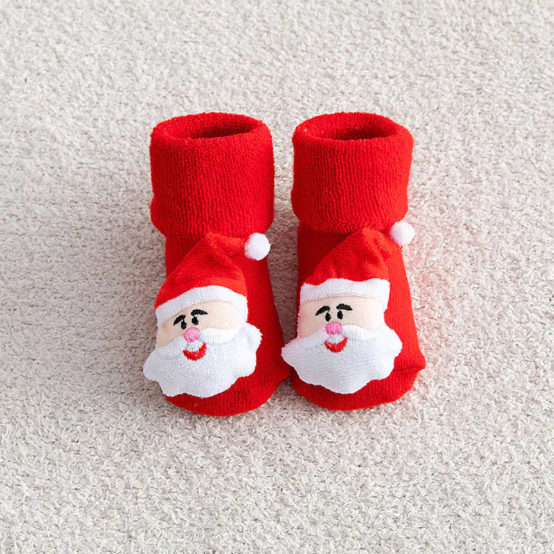 Christmas Non-slip Dotted Rubber Floor Socks