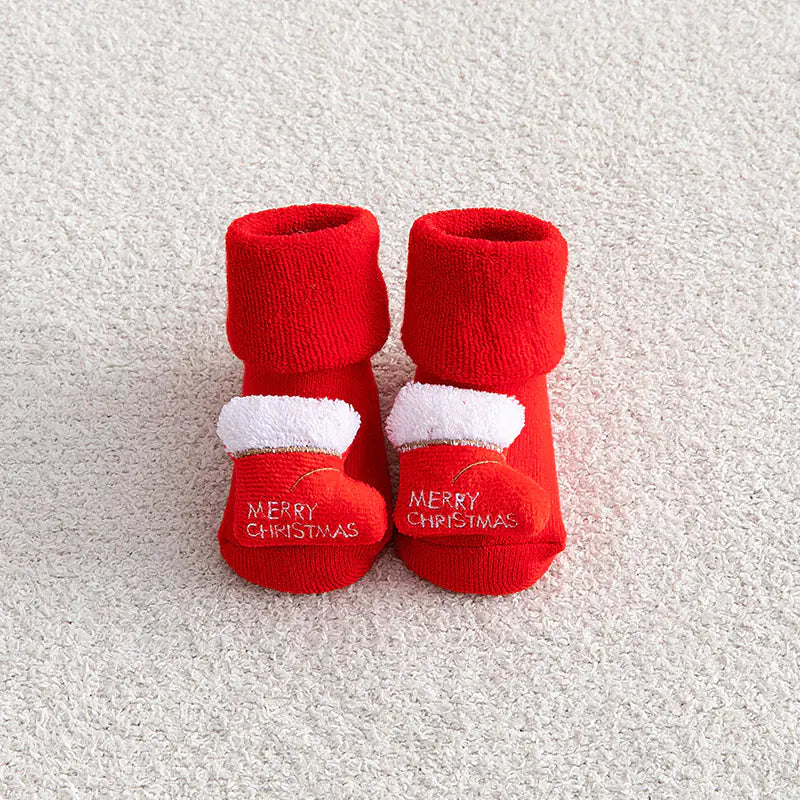 Christmas Non-slip Dotted Rubber Floor Socks